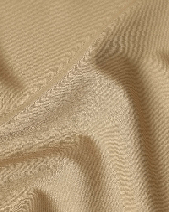 Warm Tan Super 160s Wool Blend Suiting Fabric 150cm