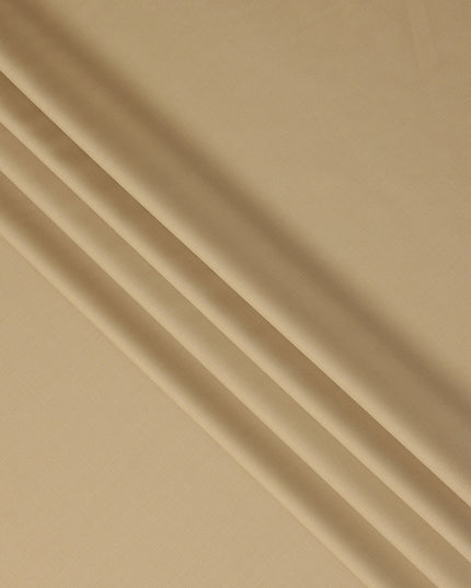 Warm Tan Super 160s Wool Blend Suiting Fabric 150cm