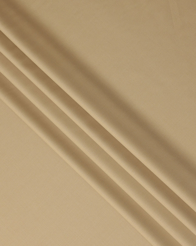 Warm Tan Super 160s Wool Blend Suiting Fabric 150cm