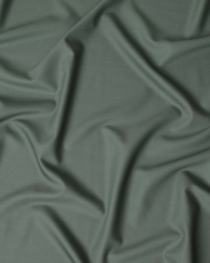 Sage Green Super 150s Pure English Wool Suiting Fabric 150cm