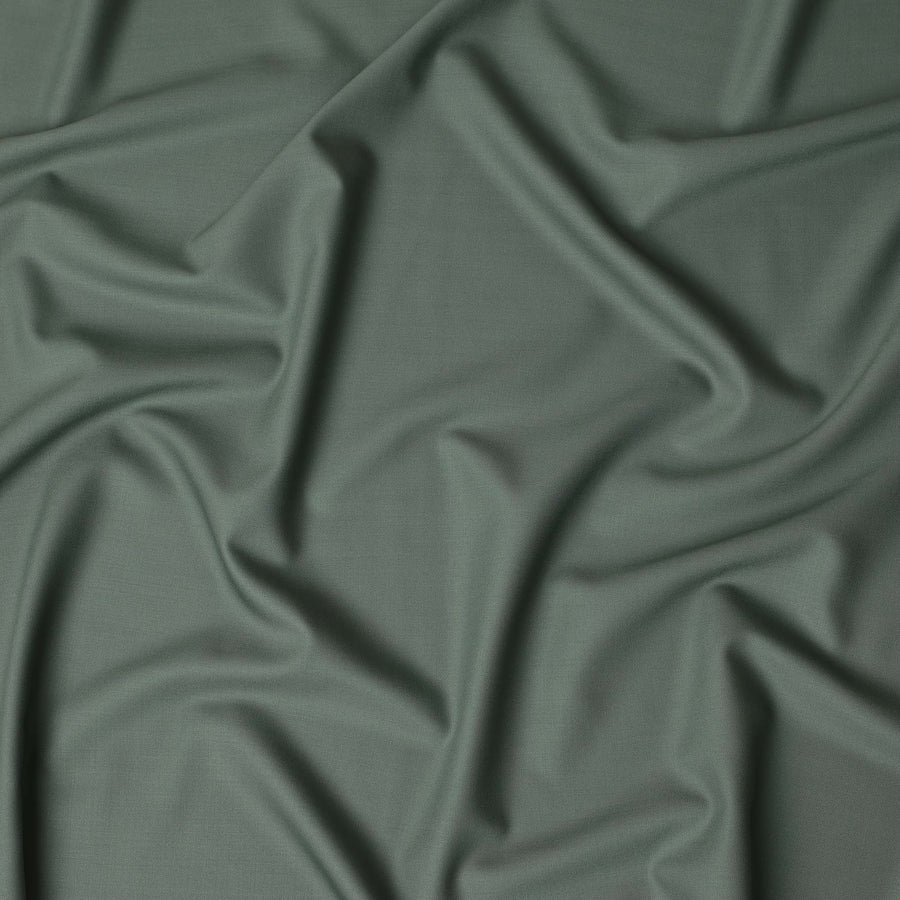 Sage Green Super 150s Pure English Wool Suiting Fabric 150cm