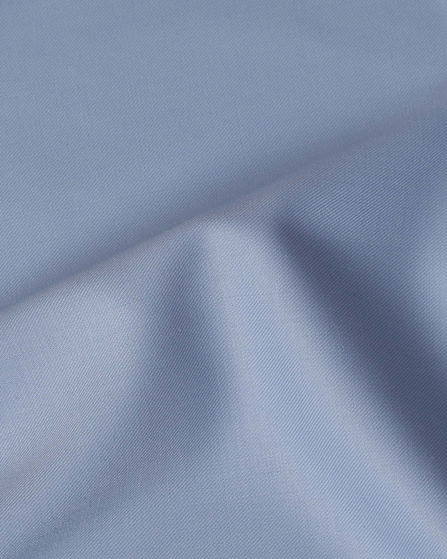Soft Sky Blue Super 160s Wool Blend Suiting Fabric 150cm