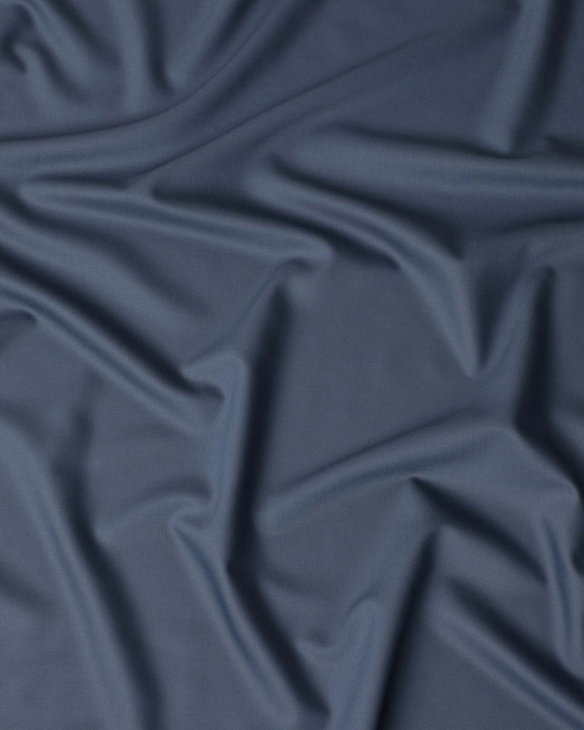 Slate Blue Super 150s Pure English Wool Suiting Fabric 150cm