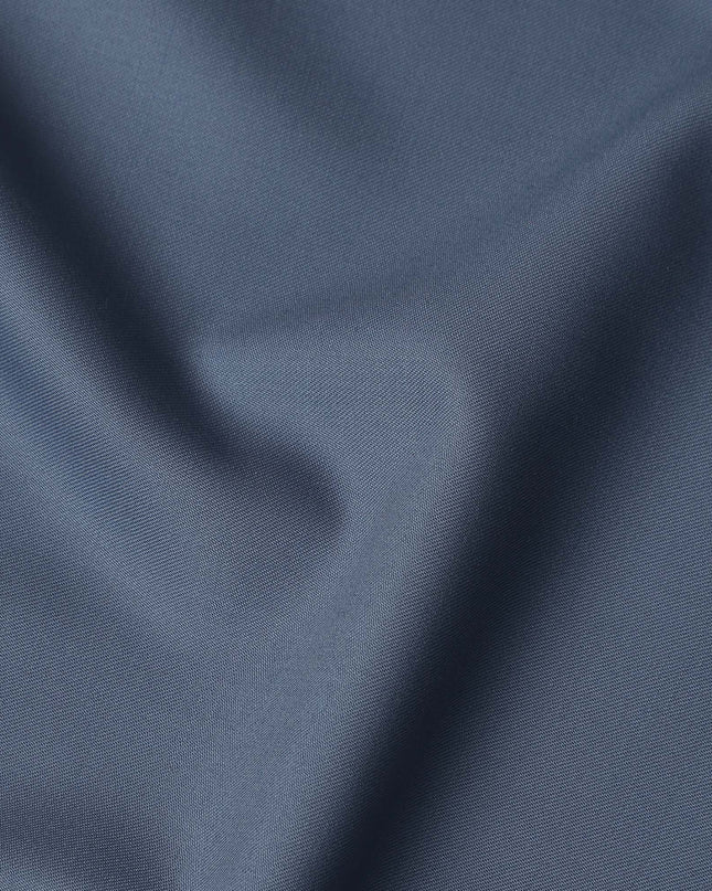 Slate Blue Super 150s Pure English Wool Suiting Fabric 150cm