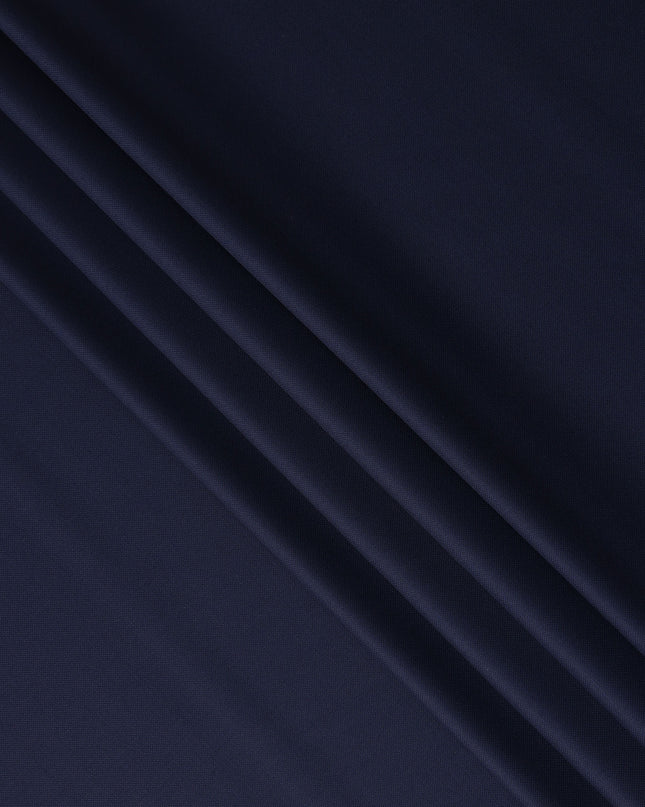 Dark Navy Super 140s Italian Wool Blend Suiting Fabric 150cm