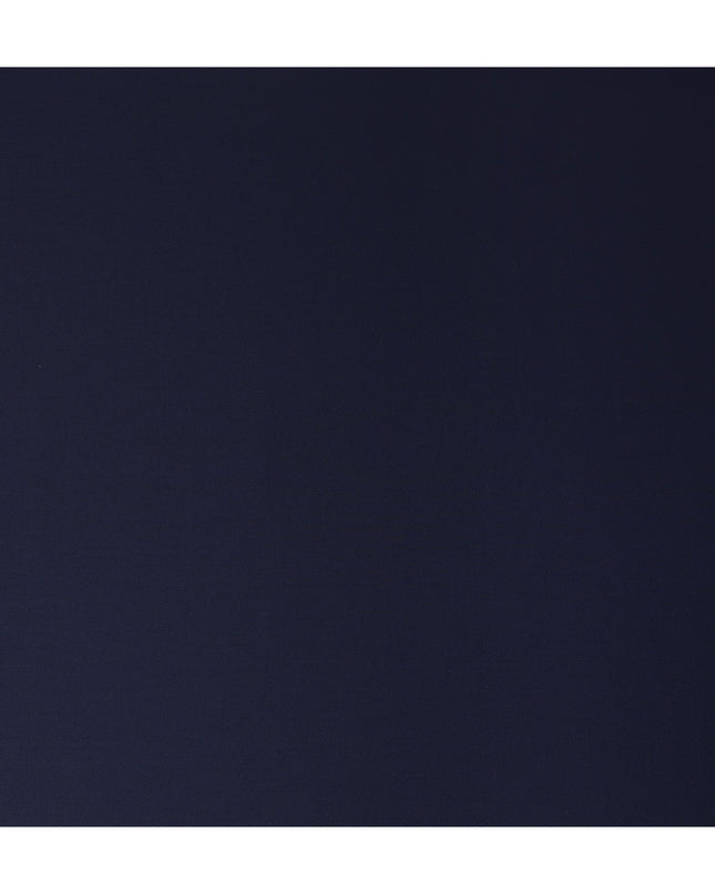 Dark Navy Super 140s Italian Wool Blend Suiting Fabric 150cm