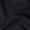 Classic Black Super 140s Wool Blend Suiting Fabric 150cm