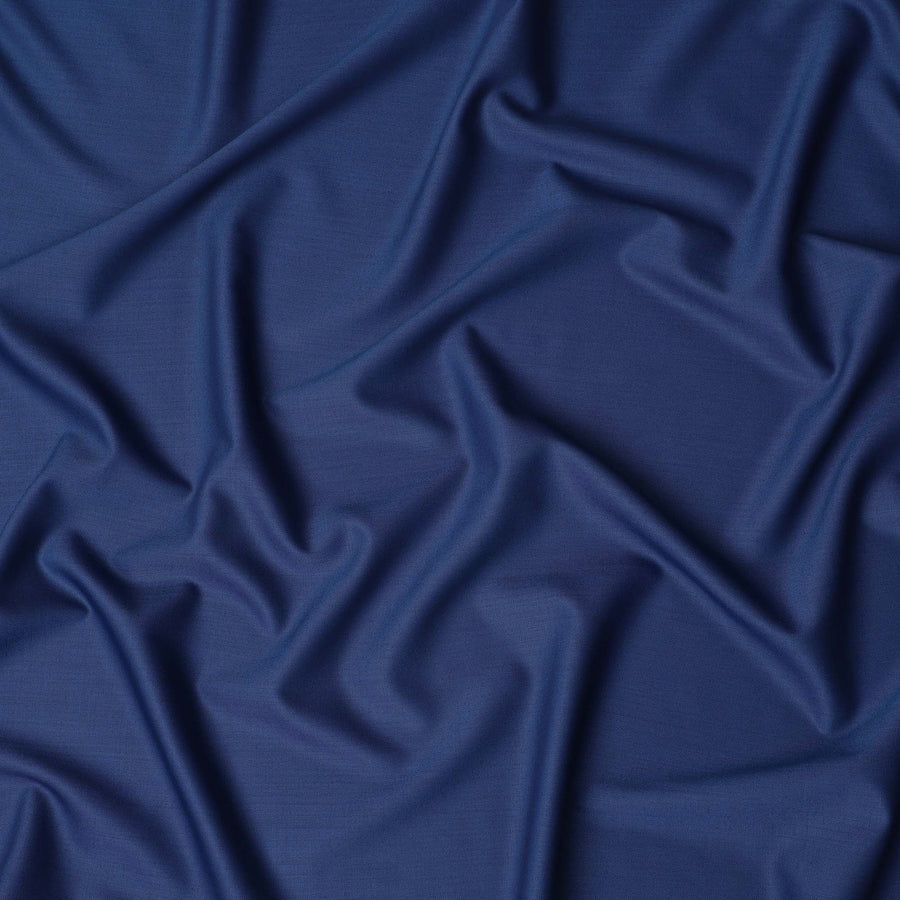 Royal Blue Super 150s Italian Wool Blend Suiting Fabric 150c