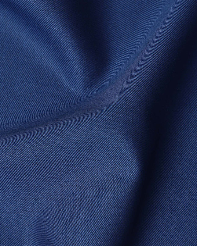 Royal Blue Super 150s Italian Wool Blend Suiting Fabric 150c