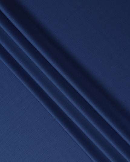 Royal Blue Super 150s Italian Wool Blend Suiting Fabric 150c