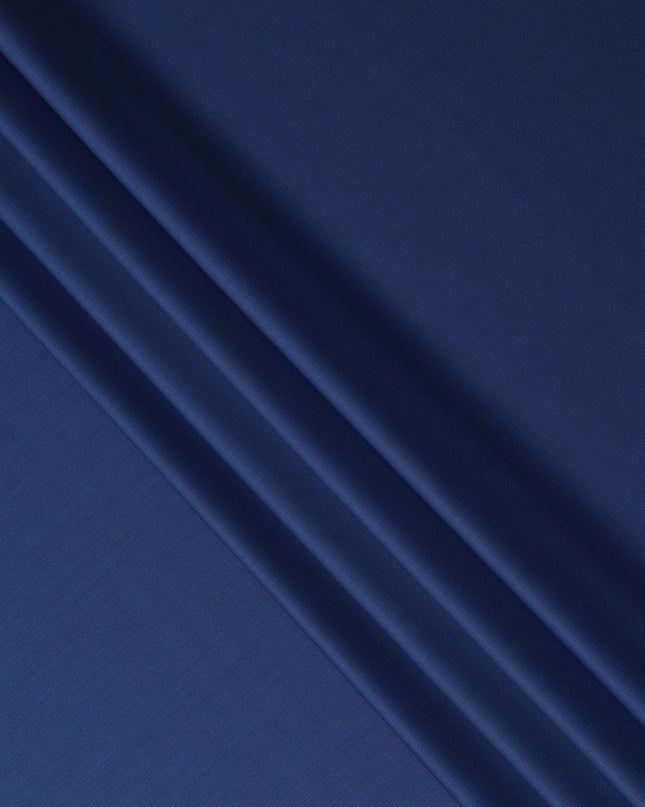 Royal Blue Super 150s Italian Wool Blend Suiting Fabric 150c