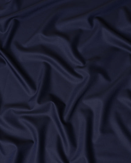 Deep Navy Super 150s Pure English Wool Suiting Fabric 150cm