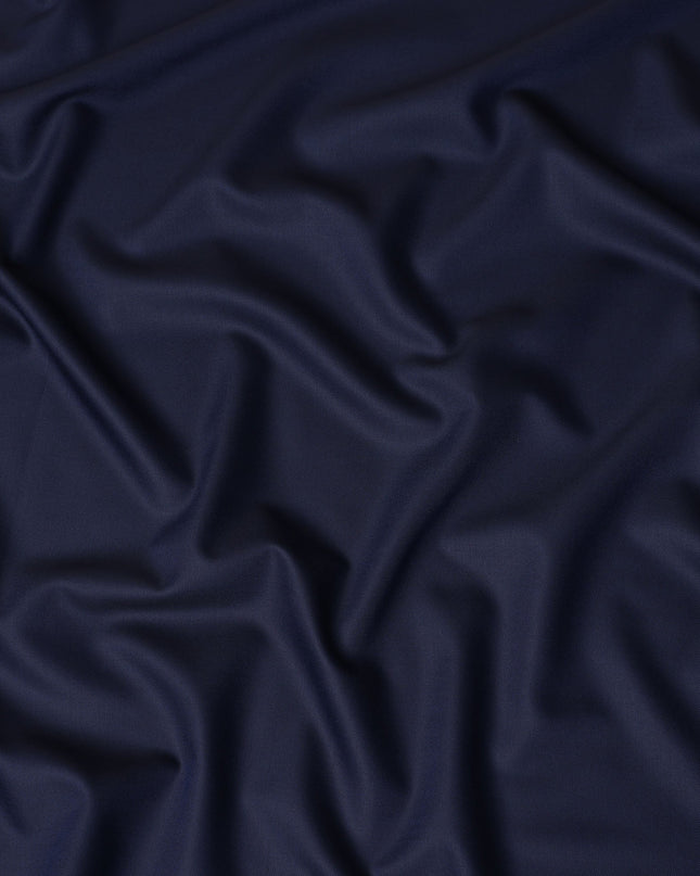 Deep Navy Super 150s Pure English Wool Suiting Fabric 150cm