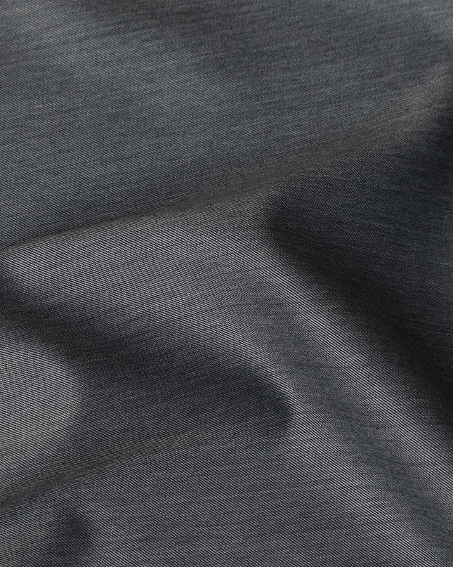 Charcoal Super 150s Pure English Wool Suiting Fabric 150cm