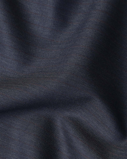 Dark Italian Navy Super 150s Italian Wool Suiting Fabric 150