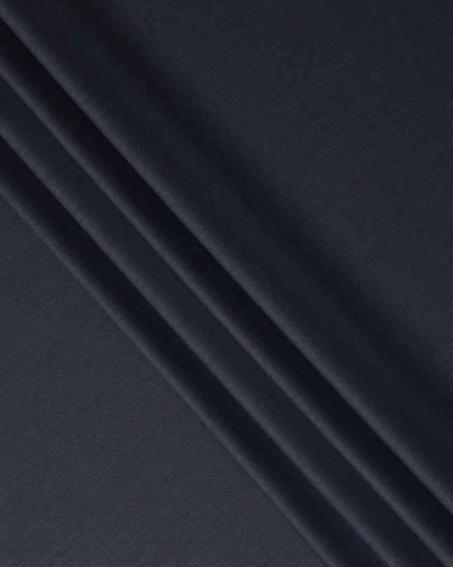 Dark Italian Navy Super 150s Italian Wool Suiting Fabric 150