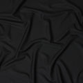 Pure Black Super 160s Italian Wool Suiting Fabric 150cm