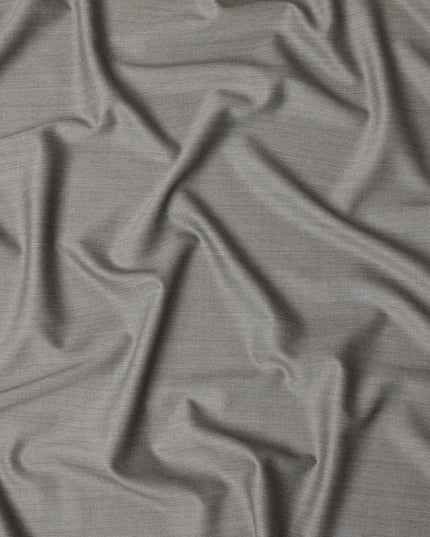 Light Grey Super 120s Pure English Wool Suiting Fabric 150cm