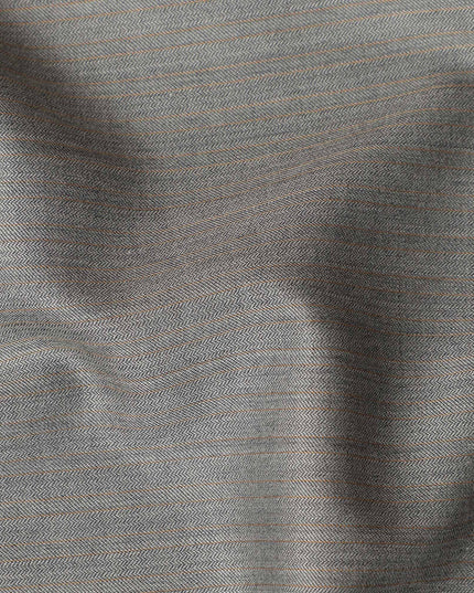 Light Grey Super 120s Pure English Wool Suiting Fabric 150cm