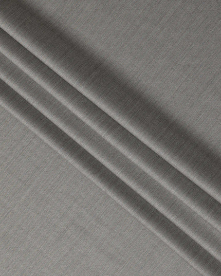 Light Grey Super 120s Pure English Wool Suiting Fabric 150cm
