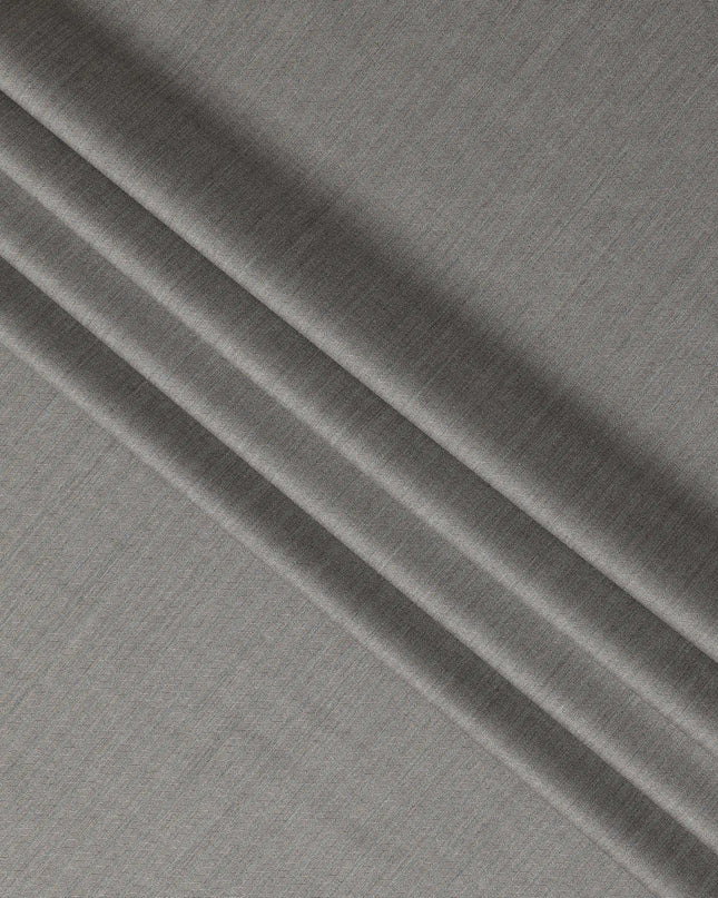 Light Grey Super 120s Pure English Wool Suiting Fabric 150cm