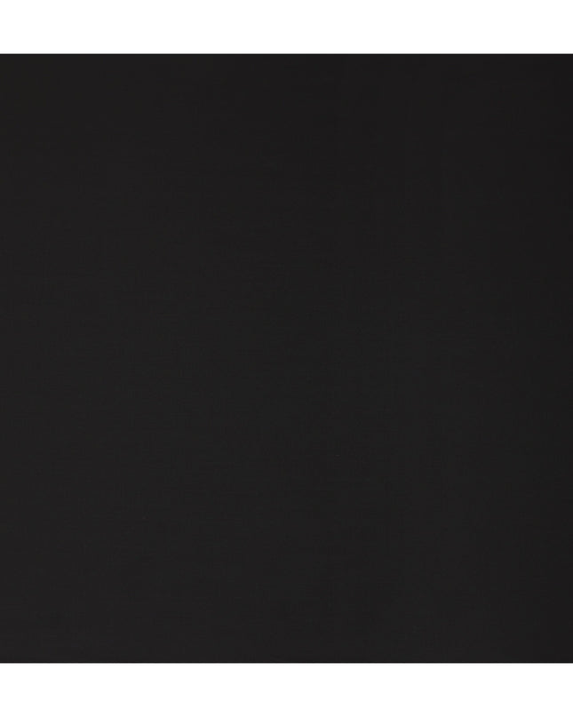 Pure Black Super 150s Pure English Wool Suiting Fabric 150cm