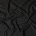 Pure Black Super 150s Pure English Wool Suiting Fabric 150cm