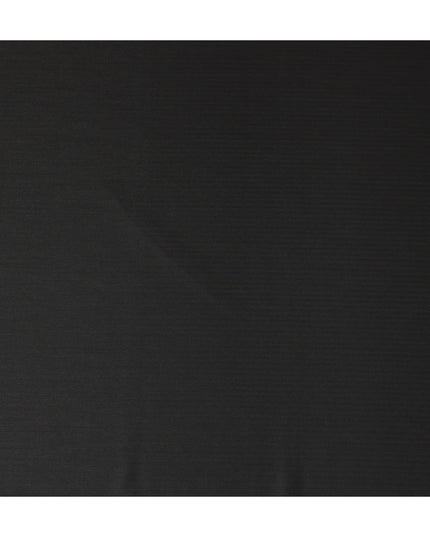Pure Black Super 150s Pure English Wool Suiting Fabric 150cm