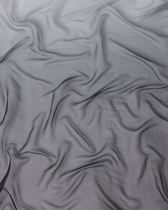 Pearl Grey Silk Chiffon Garbasaar 110cm