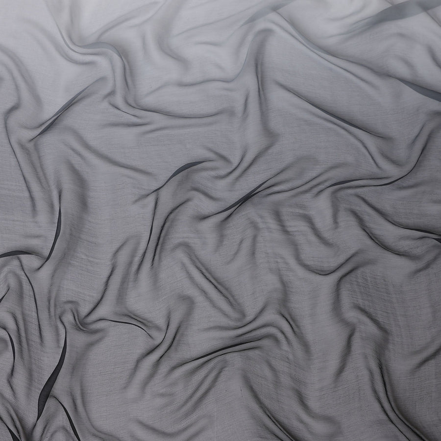 Pearl Grey Silk Chiffon Garbasaar 110cm