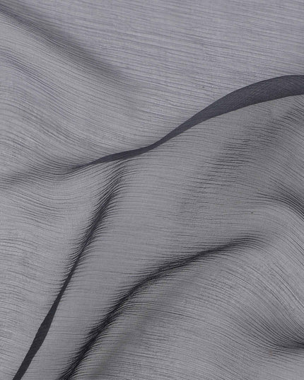 Pearl Grey Silk Chiffon Garbasaar 110cm
