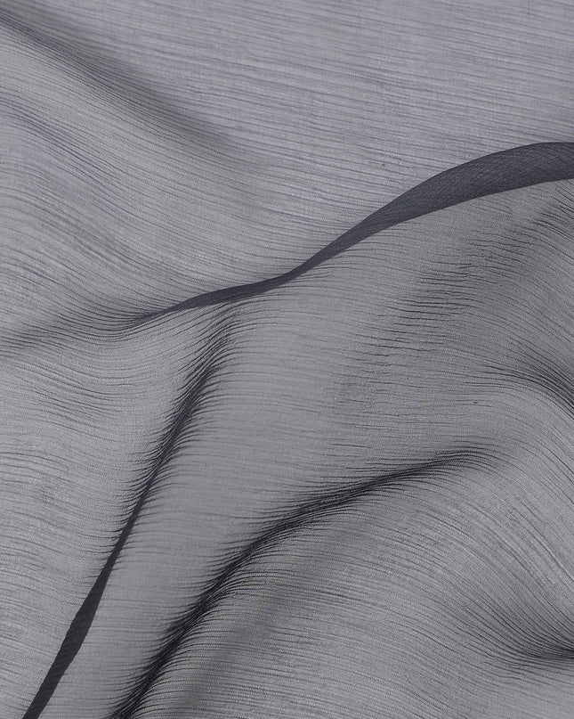 Pearl Grey Silk Chiffon Garbasaar 110cm