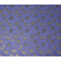 Indigo Blue Leaf Embroidered Silk Garbasaar