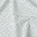 Sage Green Border Cotton Voile Fabric 110cm