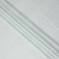 Sage Green Border Cotton Voile Fabric 110cm