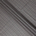 Charcoal Grey Self Design Synthetic Brocade