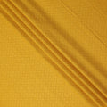 Mustard Yellow Embroidered Cotton Fabric - Regal