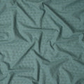 Sage Green Embroidered Cotton Fabric - Regal Fabrics