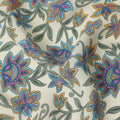 Ivory White Pure Silk Crepe Fabric 110cm