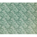 Mint Green Organza Fabric - Tranquil Leaf Pattern, Light-Diffusing Sheerness, 110cm Wide-D18938
