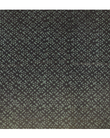 Charcoal Grey Organza Fabric - Abstract Pebble Dot Print, 110cm Width, Contemporary Sheer Elegance-D18944