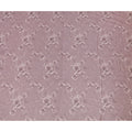 Vintage Mauve Organza Fabric - Classic Rose Embossing, 110cm Width, Sheer Sophistication-D18952
