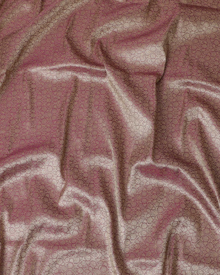 Dusty Rose Elegance Brocade Fabric – Traditional Texture with a Modern Twist-D19043