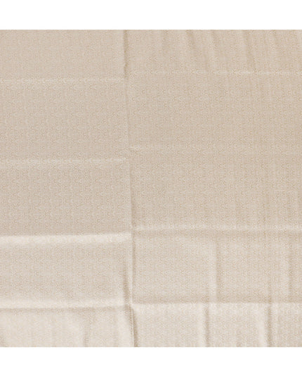 Ivory Elegance Brocade Fabric – Exquisite Weave with a Timeless Appeal-D19049