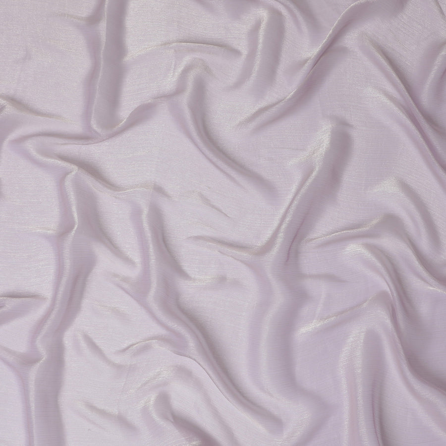قماش شيفون صناعي أنيق بلون لافندر معدني، عرض 110 سم -D19130
