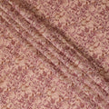 Elegant Blush Pink Cotton Lawn Fabric with Gold Floral Print, 110 cm Wide-D19145 Regal Fabrics