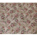 Antique Rose Viscose Fabric with Elegant Floral Print, 110 cm Wide-D19208