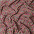 Vibrant Pink Modal Satin Fabric - Exotic Floral Pattern, 110 cms Width - Ideal for Fashion and Home Décor-D19216 Regal Fabrics