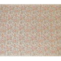 Beige Tussar Silk Fabric with Pastel Floral Embroidery - 110 cm Wide - D19615