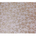 قماش شيفون حرير وردي وردي مع تصميم زهور لوركس ميتاليك، عرض 110 سم -D19732